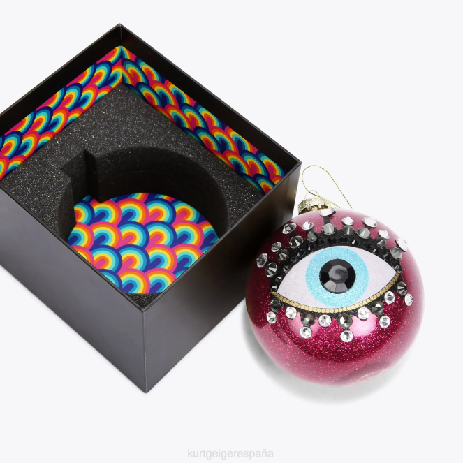 Kurt Geiger mujer adorno navideño del ojo de londres 2LPR503 | accesorios fucsia